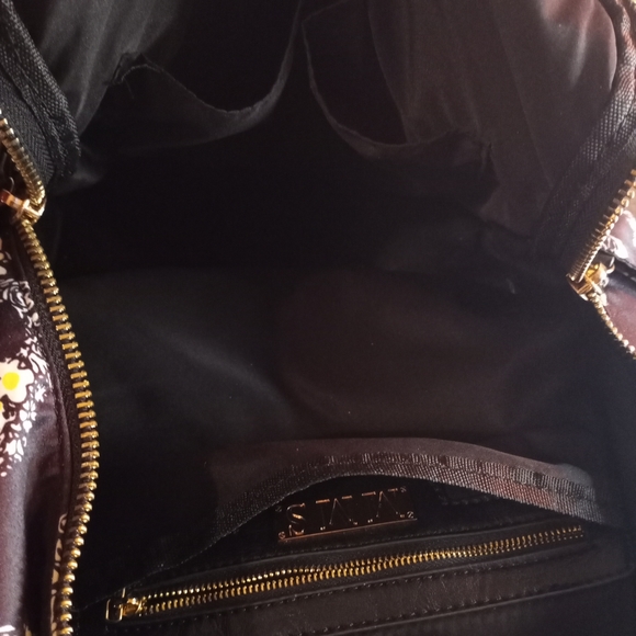 MMS Polyster Abstract Print Backpack - Picture 5 of 5